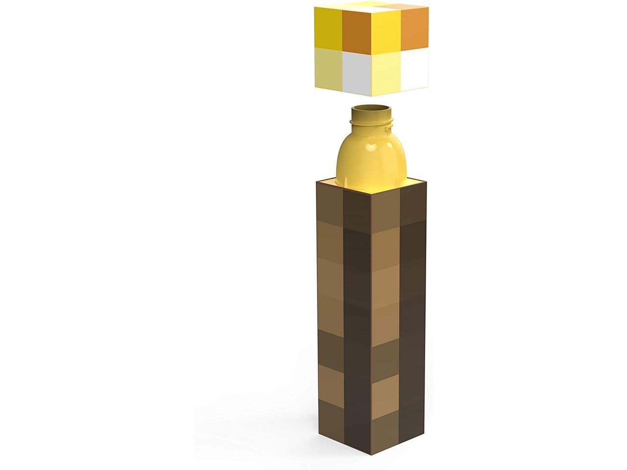 Download Zak Designs Minecraft Torch Shaped Water Bottle with Screw ...