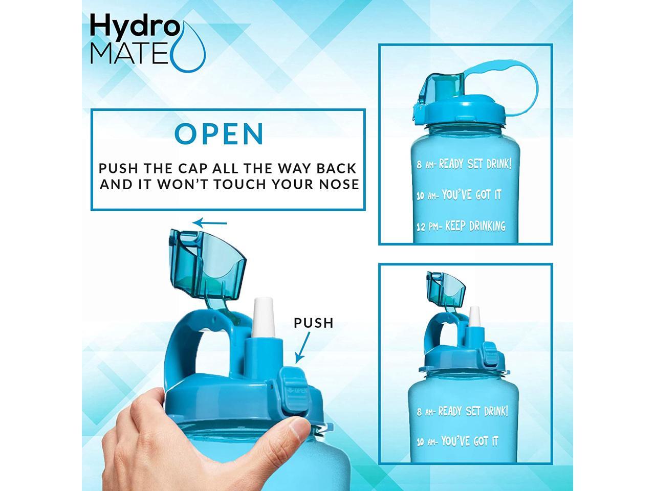 HydroMATE 3 Liter Motivational Water Bottle with Time