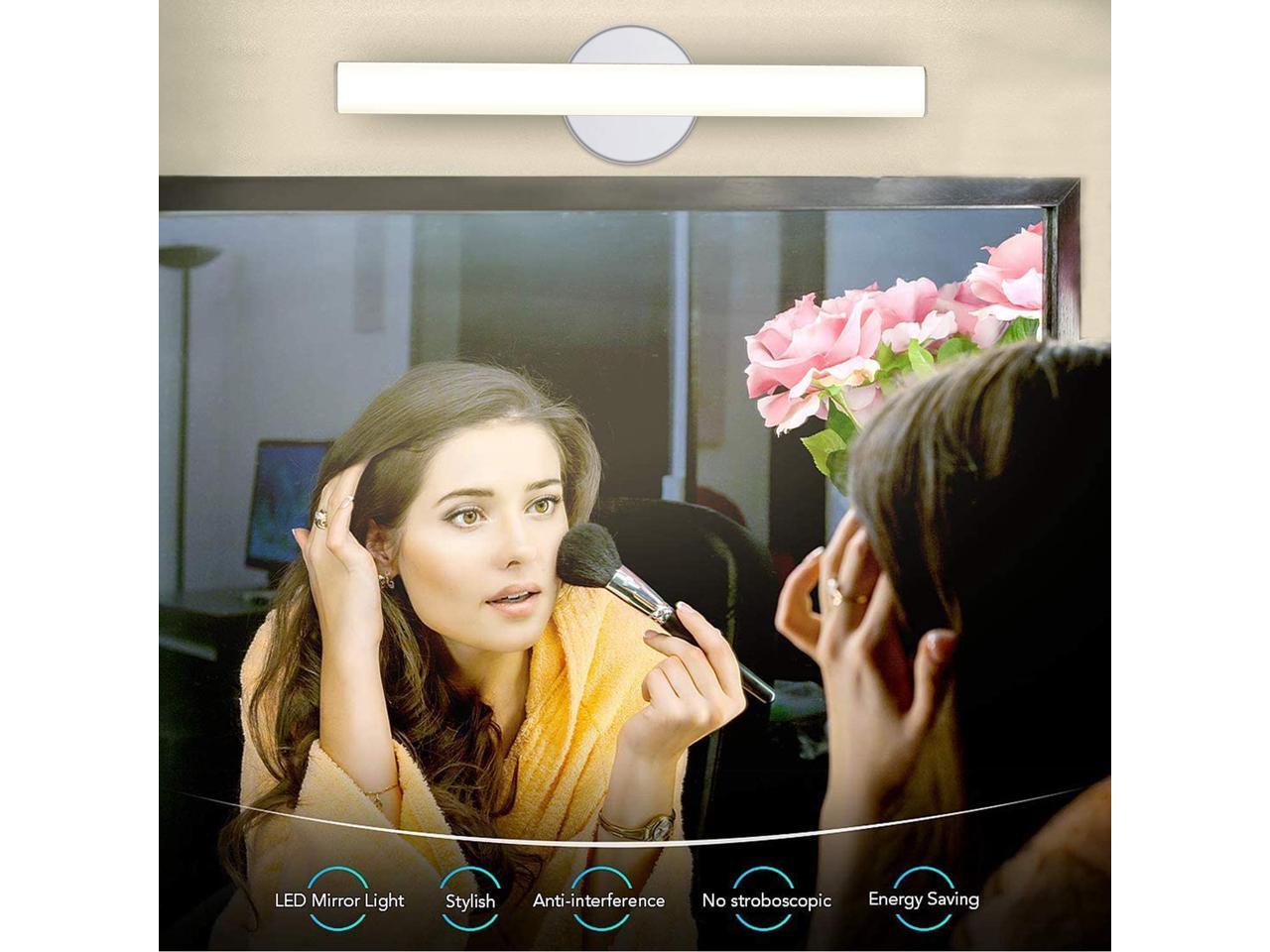 OOWOLF LED Vanity Lights 12W 17.3in LED Mirror Front Light 4000K 1200LM