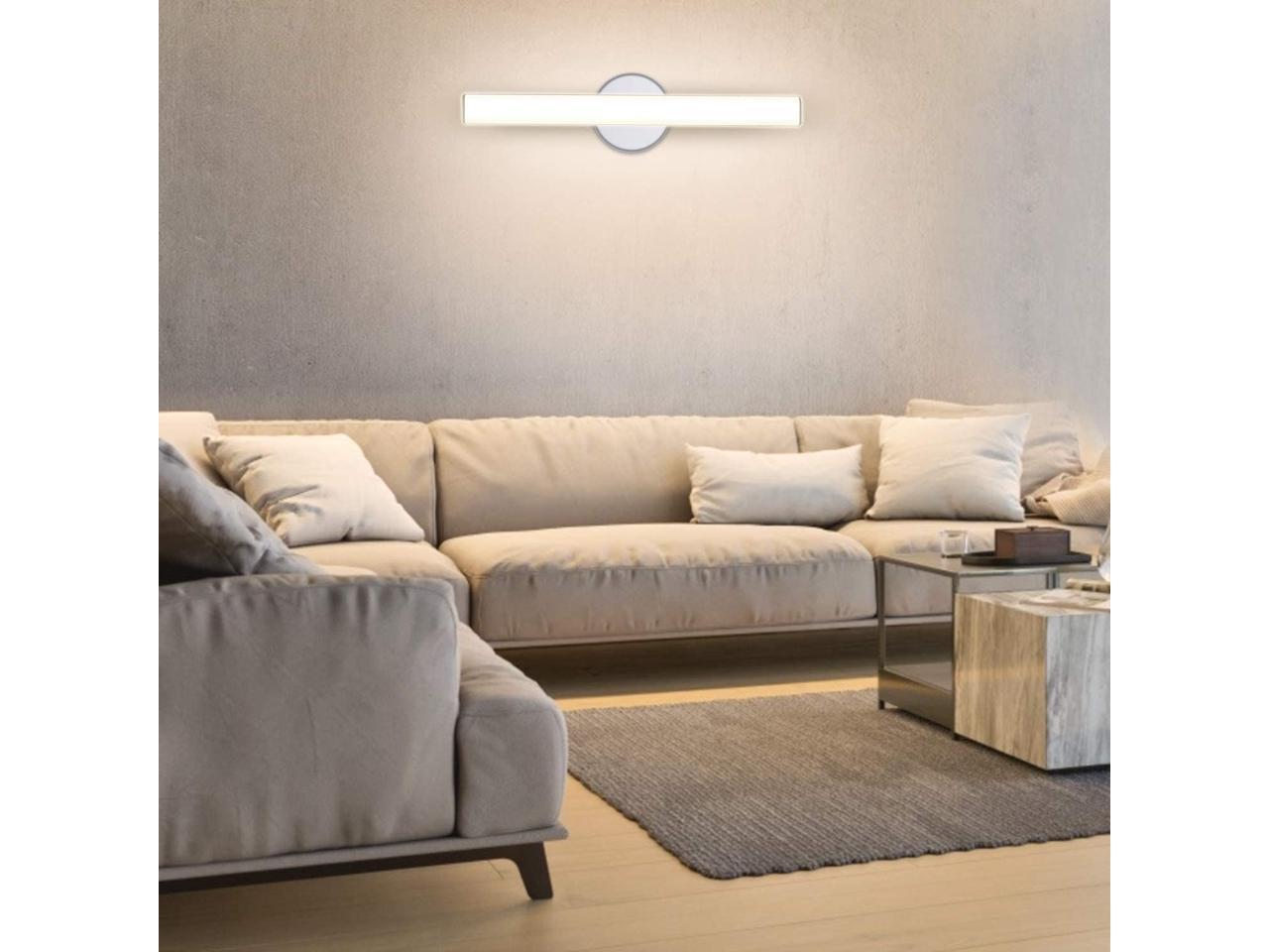 OOWOLF LED Vanity Lights 12W 17.3in LED Mirror Front Light 4000K 1200LM