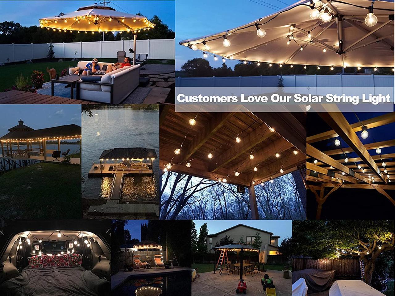 Sunlitec Solar String Lights Waterproof LED Indoor/Outdoor Hanging