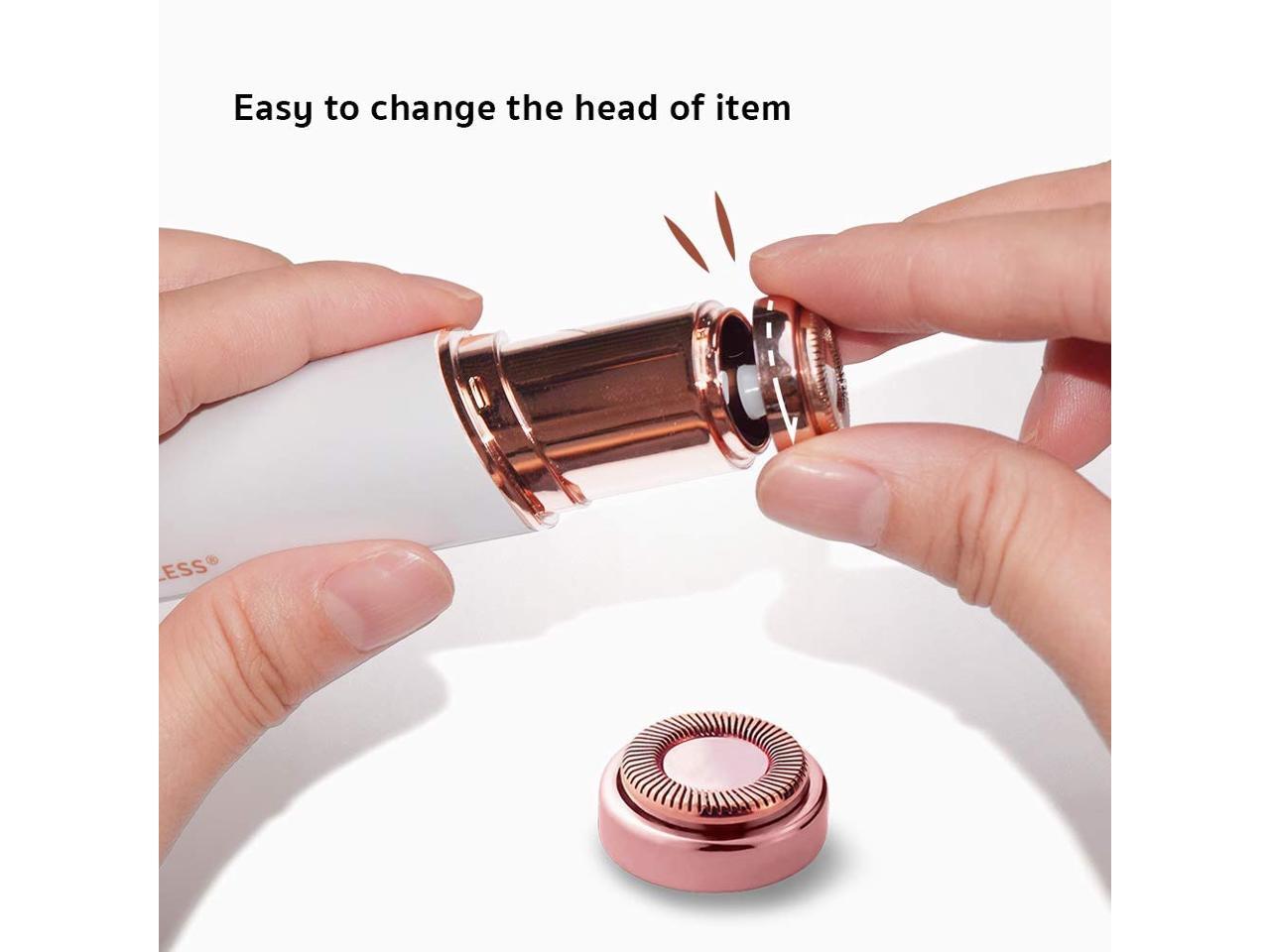 Facial Hair Remover Replacement Heads Compatible with Finishing Touch
