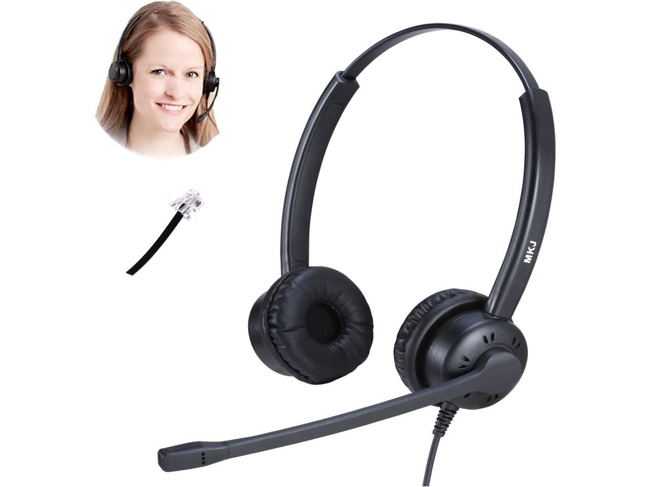 Cisco Headset for Office Phones Telephone Headset with Noise Cancelling