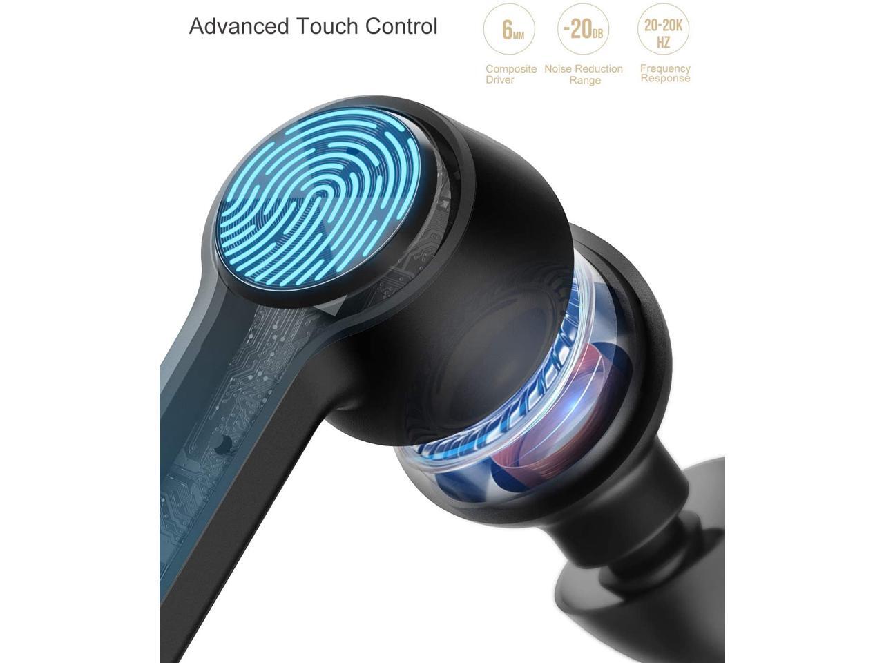 iTeknic Wireless Earbuds with 4 Mics [2020 Upgraded] TWS Bluetooth 5.0