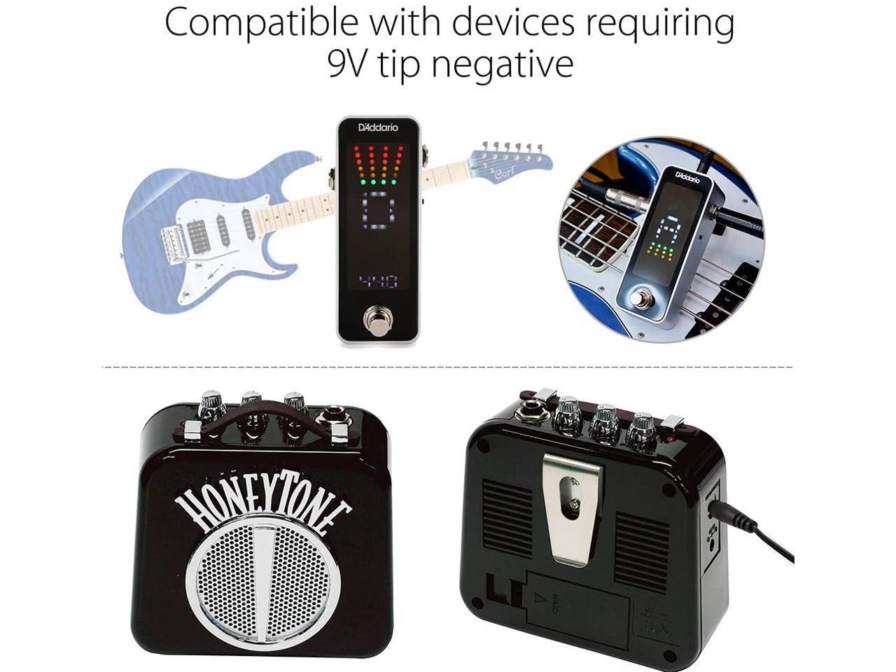 Power Supply for Guitar Effects Pedal 9V 500mA AC/DC Power Adapter for