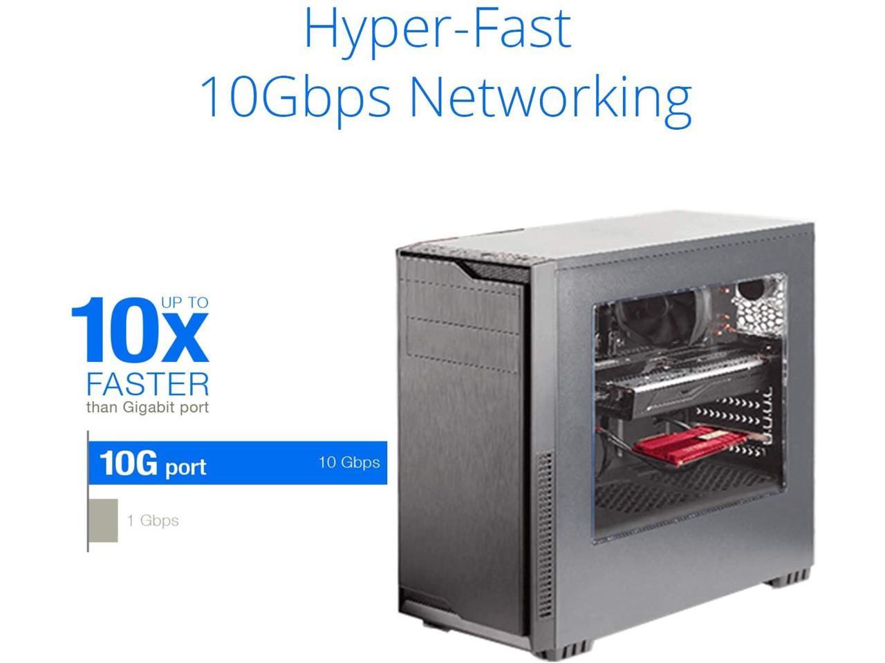 Fiber Optic Network Adapter Asus XG-C100F 10Gbps PCIe 2.0/3.0 X4 SFP