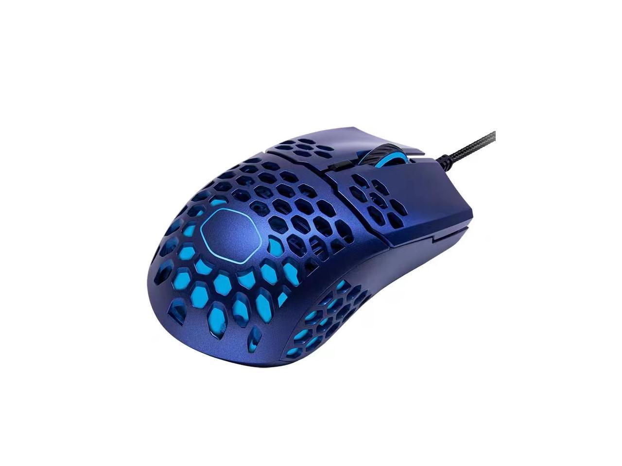 Cooler Master MM711 RGB Gaming Mouse (Metallic Blue) - 60g Lightweight ...