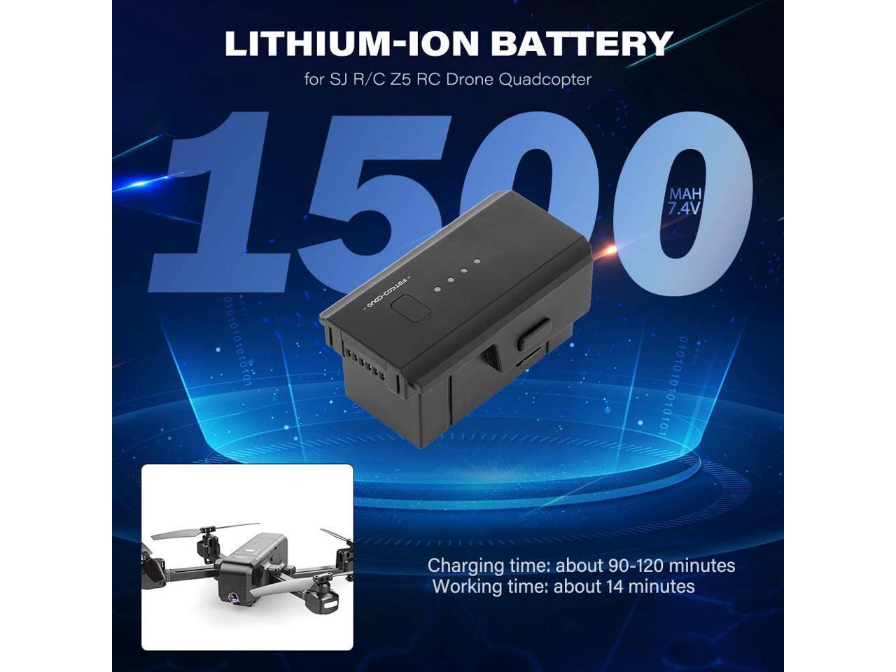 Drone Battery for Contixo F22 and SJRC Z5 F22 DE25 UAV Backup Replacement LiPo Battery 7.4V