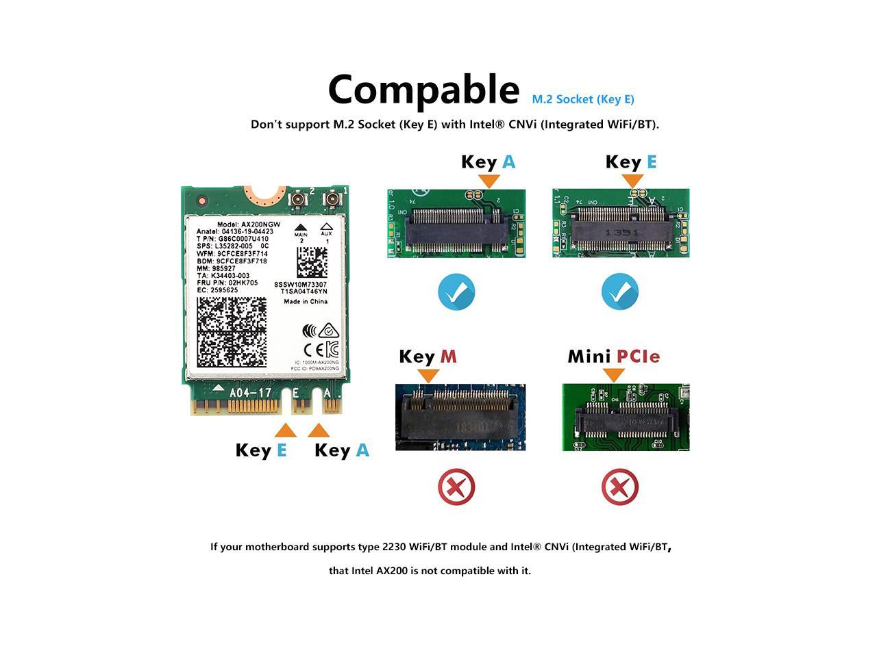 Intel ax200 не работает ax