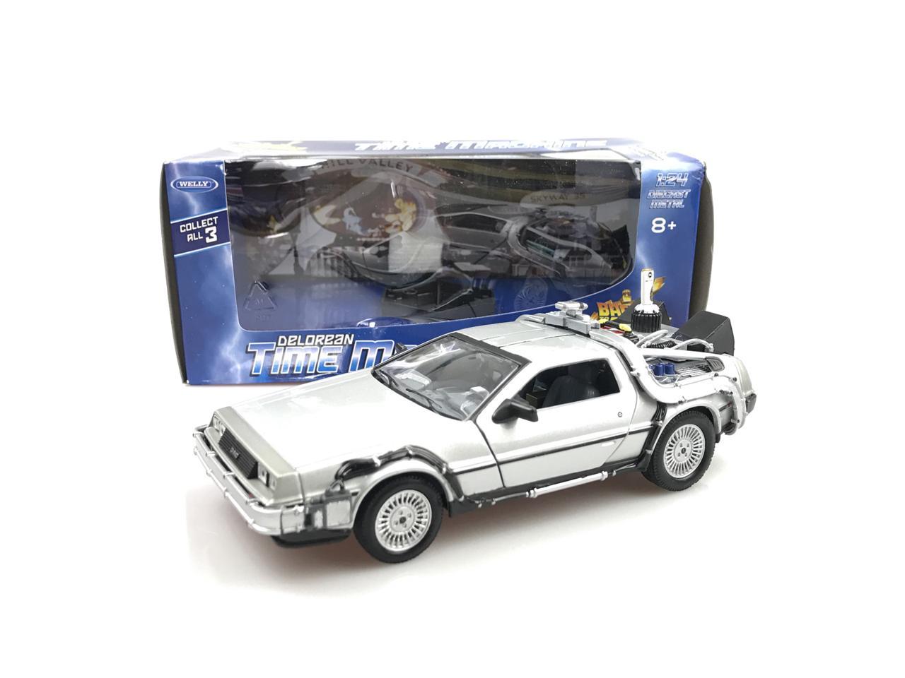 DeLorean Back to the Future 2 "Fly Mode" 1:24 Diecast Model Car 22441FV new 