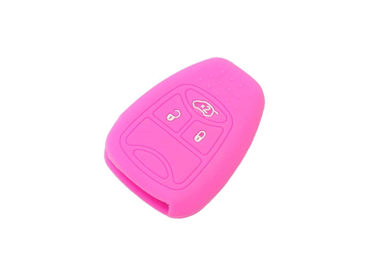 Silicone Skin Cover fit for CHRYSLER DODGE JEEP Remote Key Case Fob CV4751 DP 