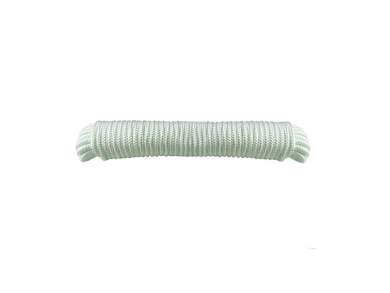 3mm Twisted Nylon Rope,Paracord All Purpose Diamond Braid Utility Rope Nylon Twine for Crafts,Tie-Downs,Camping,Indoor Outdoor Use,White 1/8inch,150ft 3mm Twisted Nylon Rope,Paracord All Purpose Diamond Braid Utility Rope Nylon Twine for Crafts,Tie-Downs,Camping,Indoor Outdoor Use,White 1/8inch,150ft