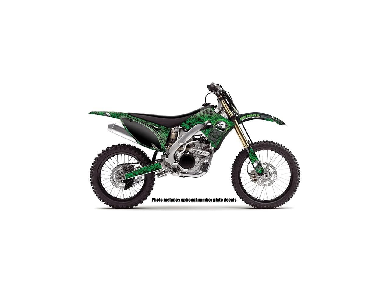 Senge Graphics 2008-2020 TTR 110 Compatible with Yamaha Race Series Black Base kit 