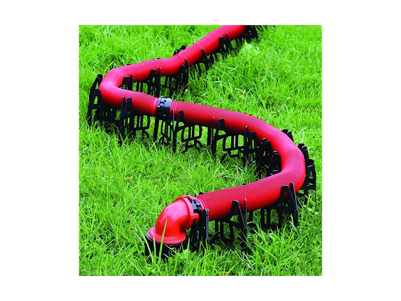 25Foot Slunky RV Hose Support, RV Sewer Hose Holder, Black