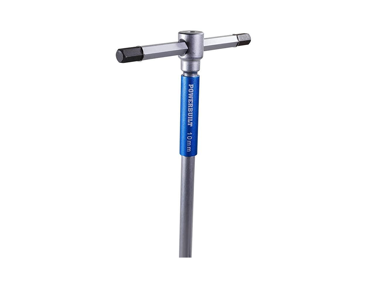 8 Pc Metric THandle Hex Allen Key Wrench Set w/ Speed Sleeves for Fast