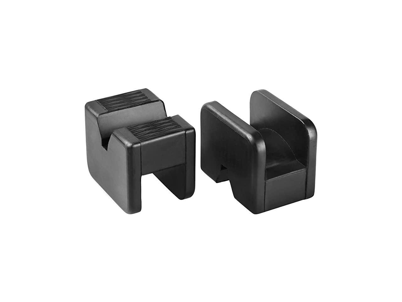 2 Pack Jack Pads for Jack Stands Universal Slotted Frame Rubber Frame Rail Protector Pinch Weld