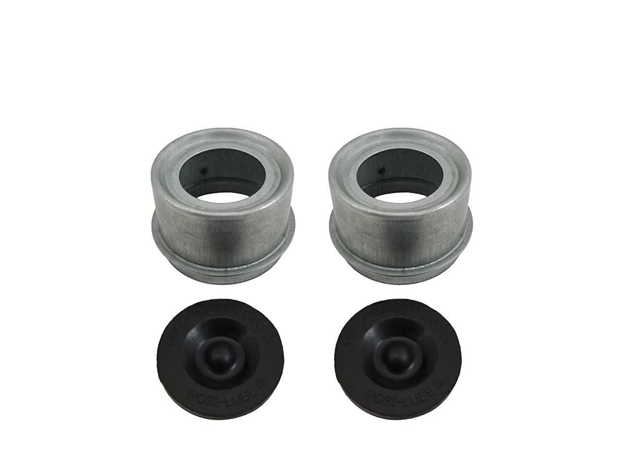 Fits Most 2,000 to 3,500 lb Axles 1.98 OD Posi-Lube Grease Cap Set 