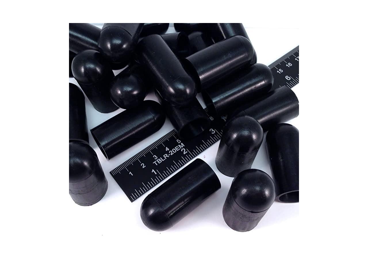 Piece 7/8" ID High Temp Silicone Rubber End Caps Powder Coating, Painting, Plating, Blasting