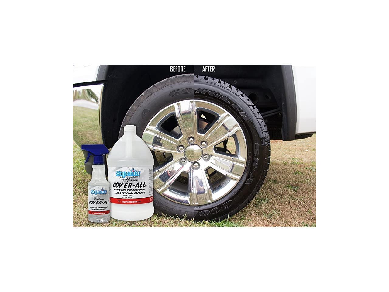 Cover All Automotive Tire Shine Spray Professional Grade Tire Dressing