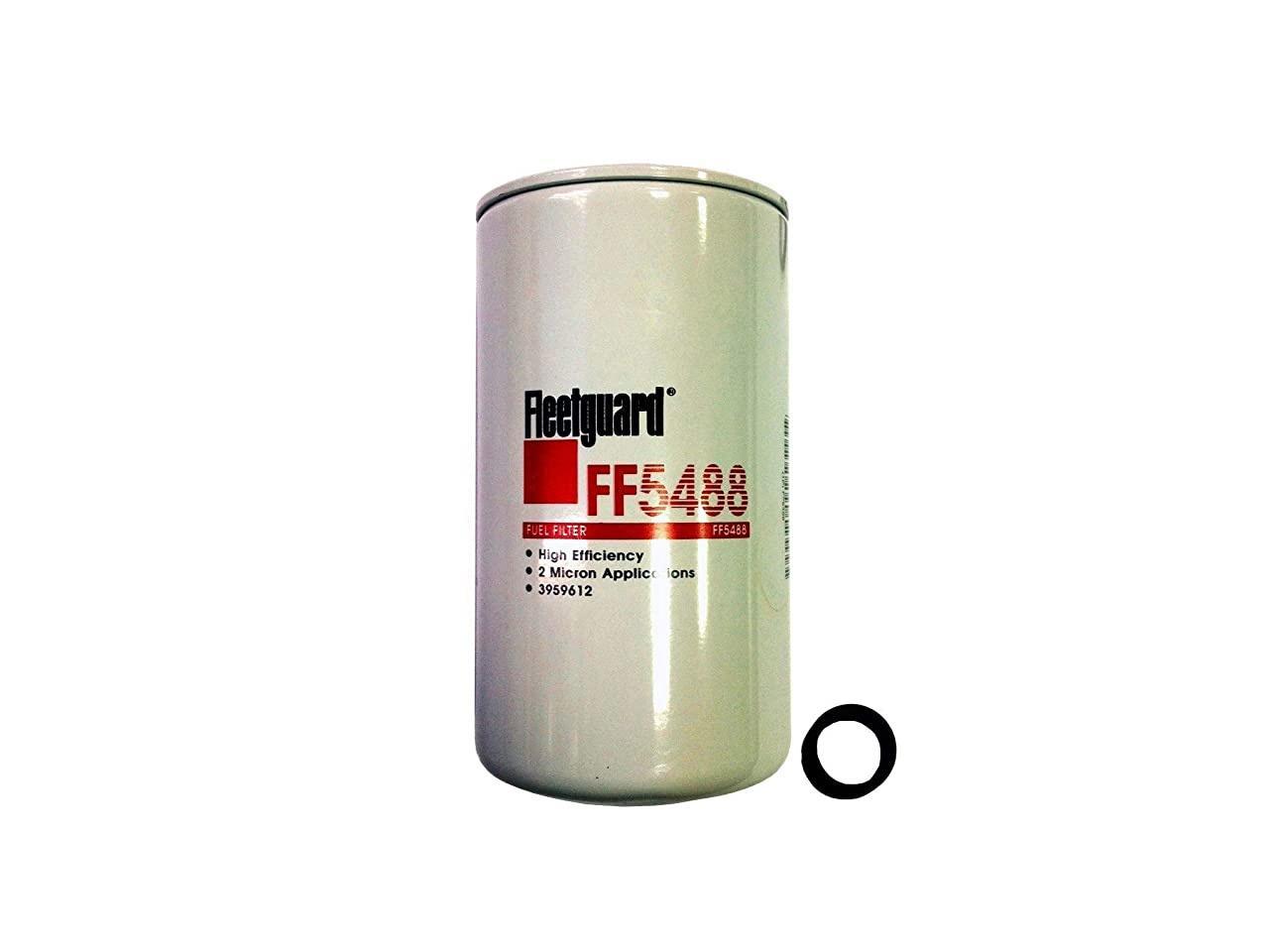 FF5488 Fuel Filter For Cummins 3959612, 98.7% Efficiency, 5-Micron 5 Micron Fuel Filter 5.9 Cummins