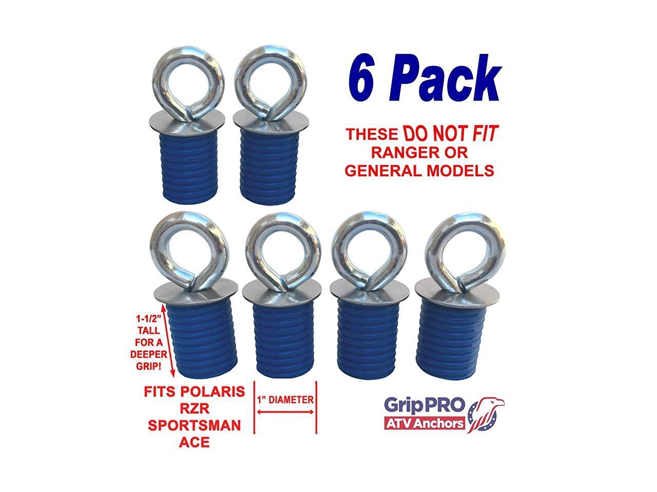 5x Polaris RZR Lock & Ride ATV Tie Down Anchor Cargo Hook Lifetime Warranty 