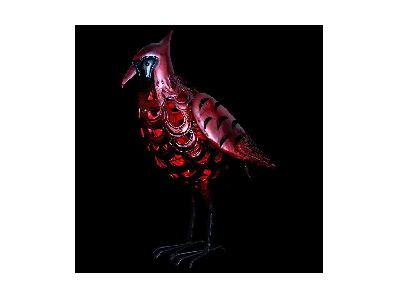 red cardinal garden statue