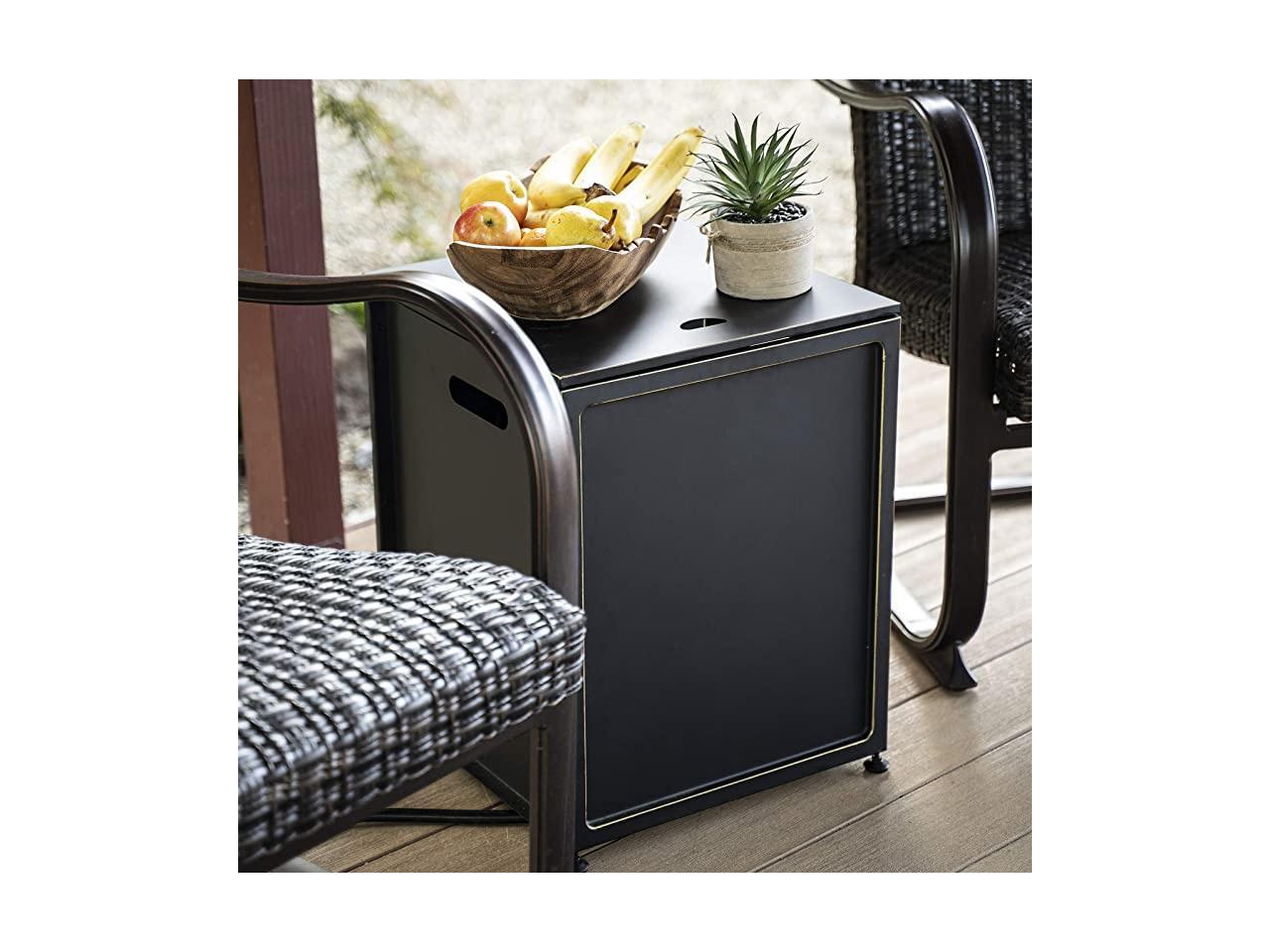 67635 Cover Hideaway Table for Gas Fire Pits Suitable for Any 20lb