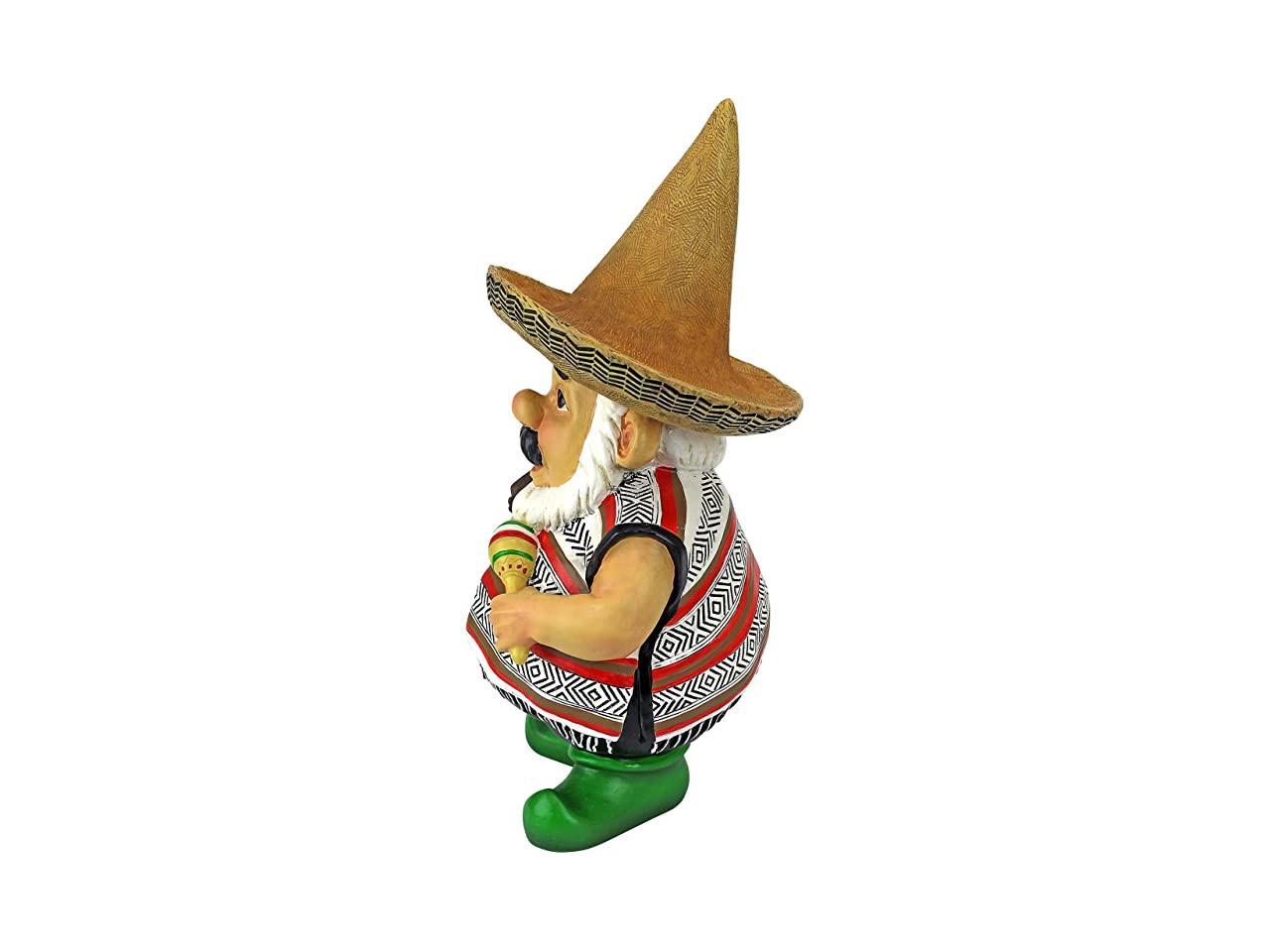 QM16034 Garden Gnome Statue Pancho the Mariachi Gnome ...