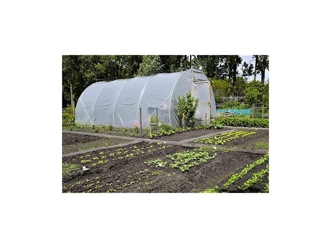 Greenhouse Clear Plastic Film 25 x 20 6mil 4 Year UV Treated Anti