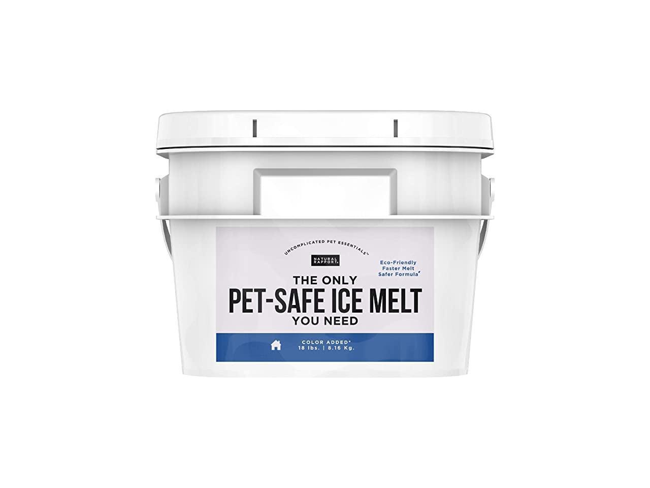 Rapport Pet Friendly Ice Melt Calcium Chloride Free Pet Safe Ice Melter