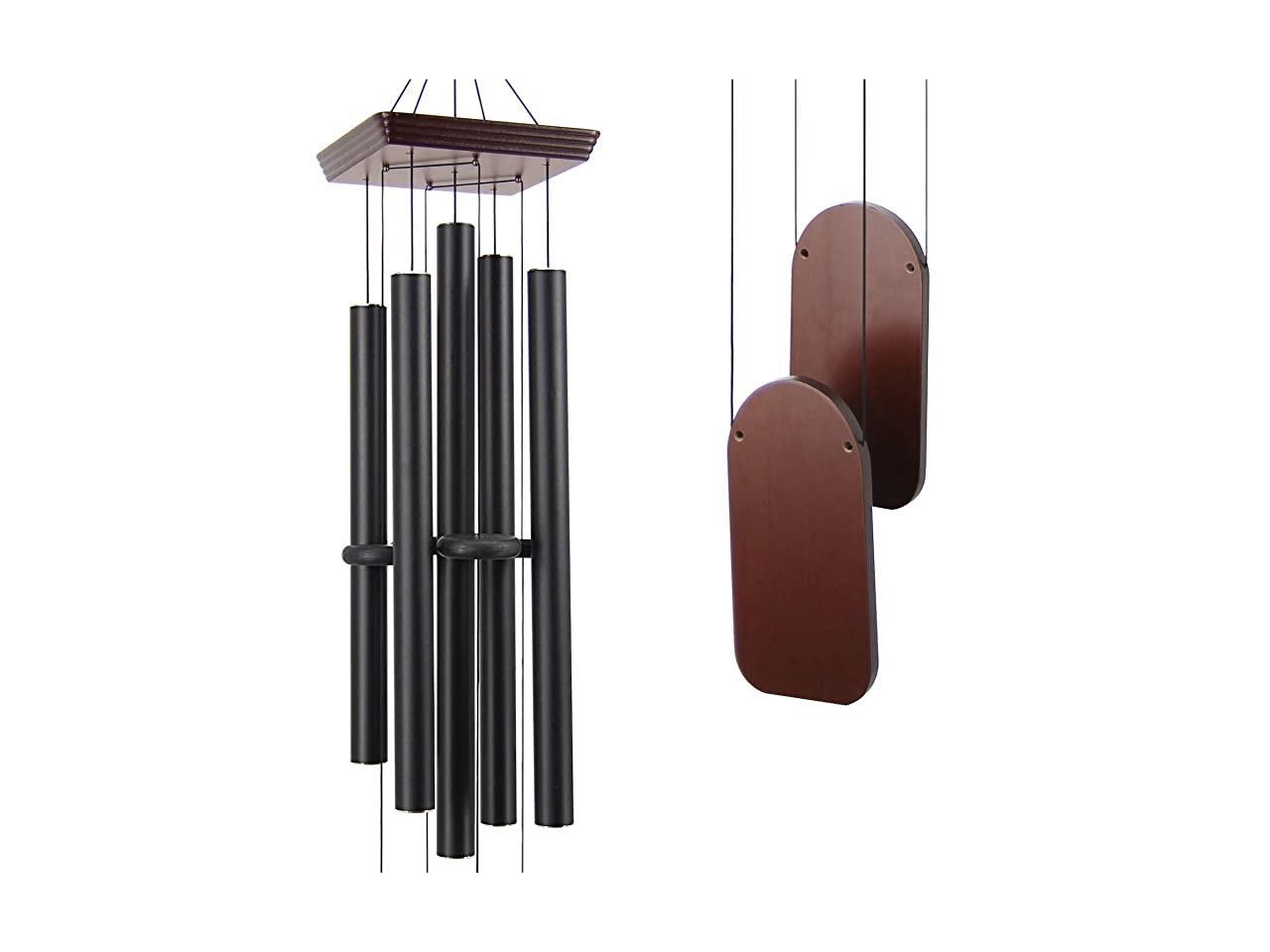 Large Wind Chimes Outdoor Deep Tone 48 Inch Wind Chime Sympathy with 5