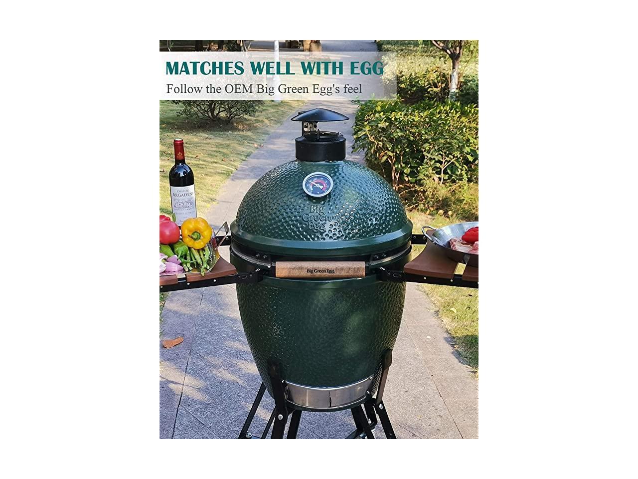 in 1 Cast Iron Cap for Medium Large XLarge Big Green Egg Top MustHave Big Green Egg Accessories