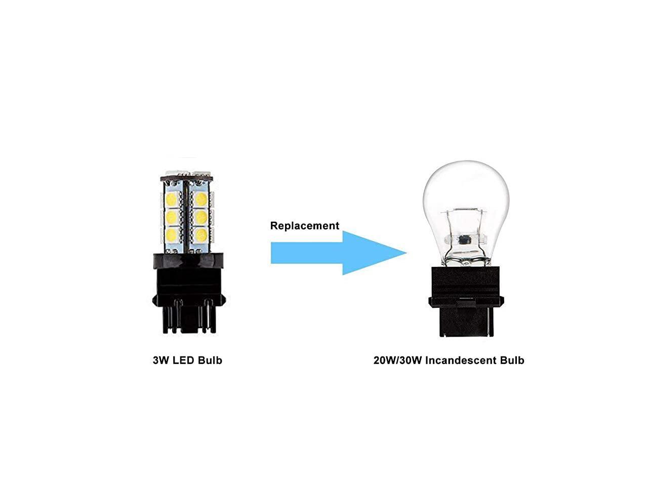 S8 3156 Wedge Base LED Light Bulb 12V Low Voltage 3Watt Cool White