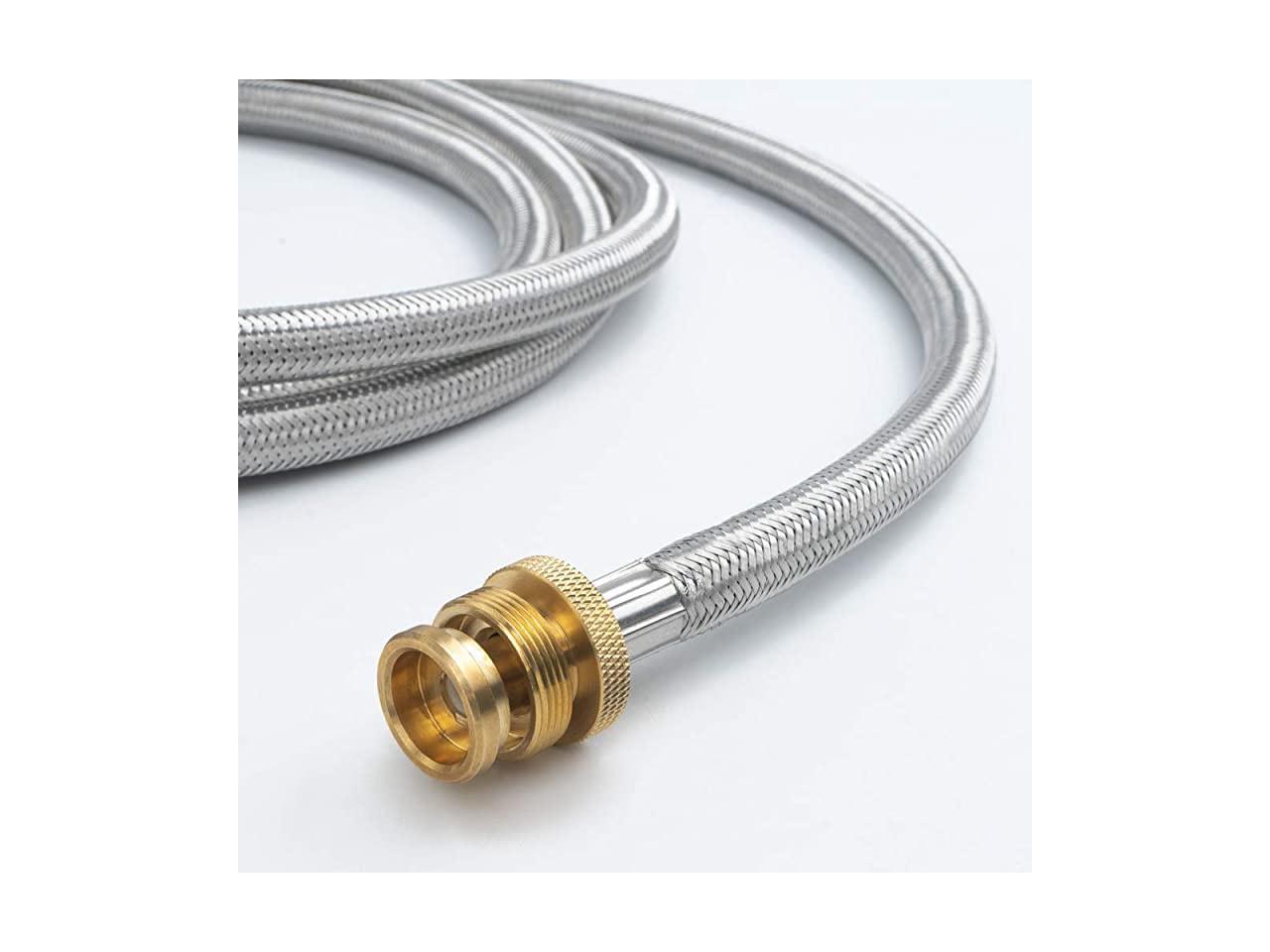 Little Buddy Heater Adapter 5FT Braided Propane Hose Adapter 1lb to