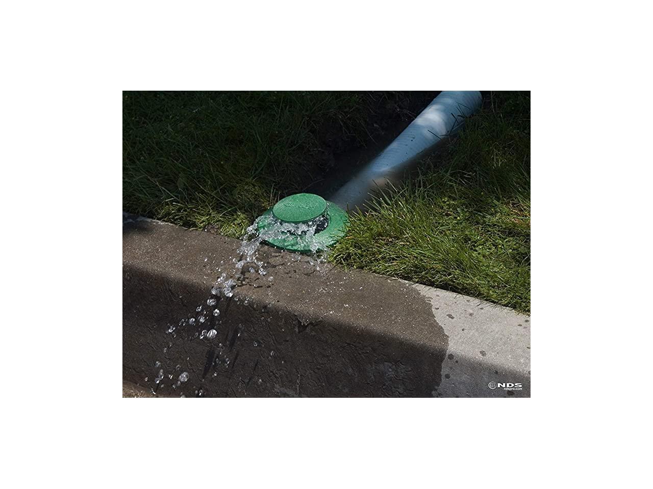 420 Pop Up Drain Emitter Cover Spring Loaded 3 Inch and 4 Inch Green