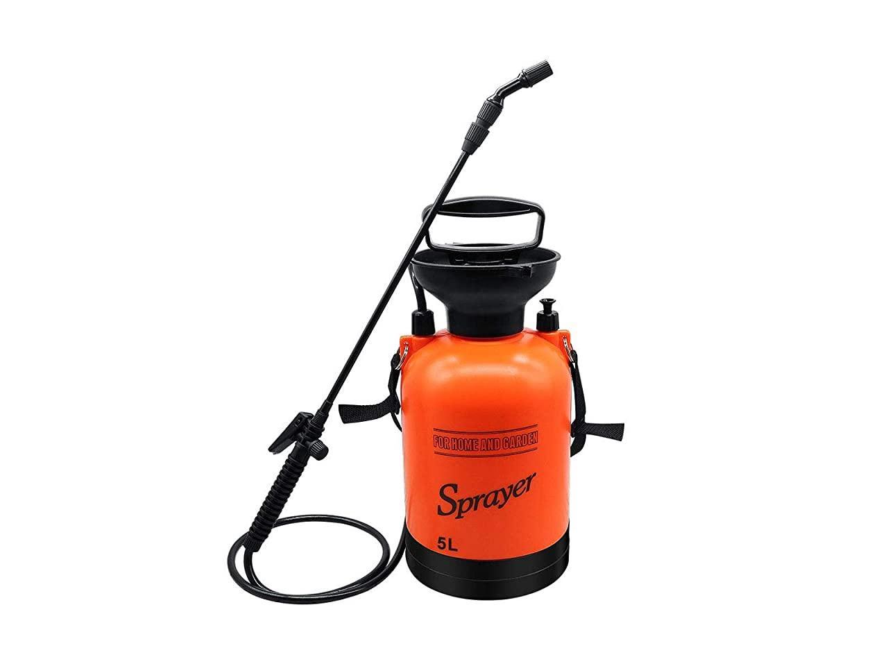 13 Gallon Orange Lawn and Garden Pressure Sprayer with Shoulder ...