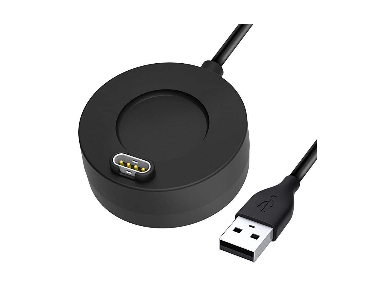 Ruentech Cavo Di Ricarica Per Garmin Vivoactive 3/4, Fenix 5/6/7, Forerunner 245/935/945 E Molti Altri (compatto E Sicuro)
