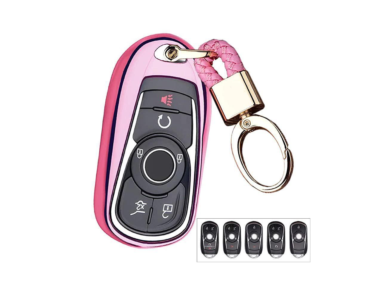 SANRILY ABS+Zinc Alloy Smart Key Fob Cover for Buick Verano Regal