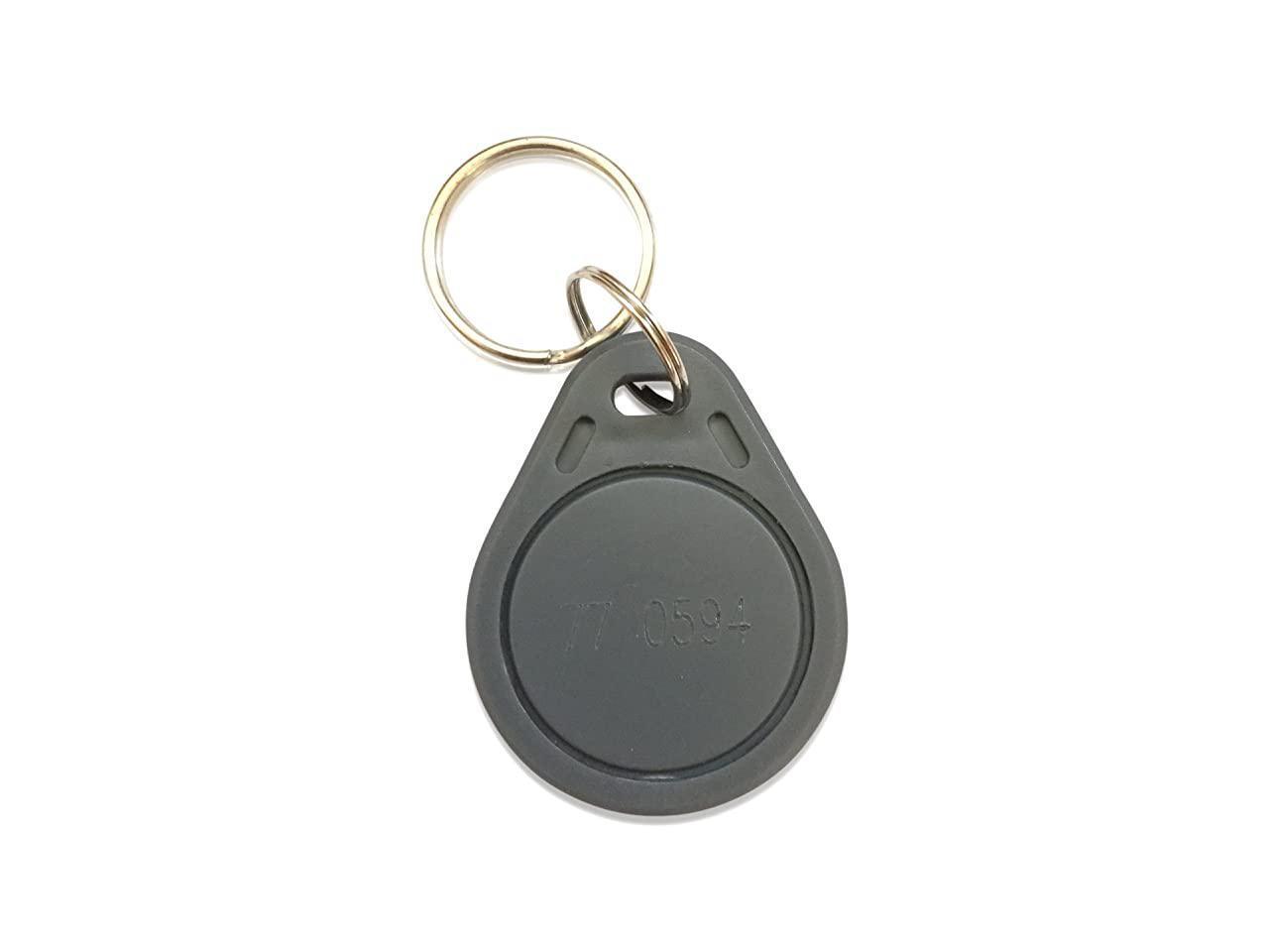 Works with The vast Majority of Access Control Systems 10pcs 26 Bit Proximity Key Fobs Weigand Prox Keyfobs Compatable with ISOProx 1386 1326 H10301 Format Readers