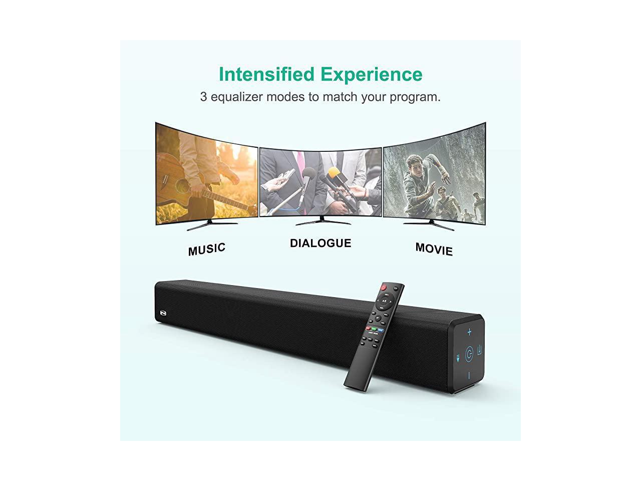 32 Inch Soundbar Bestisan 21 Channel Bluetooth 50 Sound Bar with