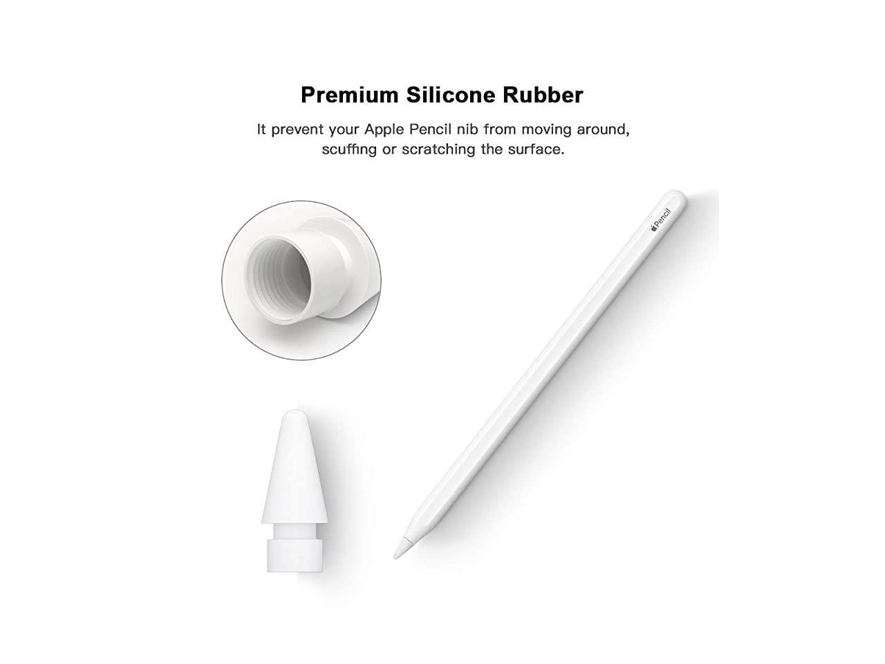 Compatible with Apple Pencil Tip and Cap Replacement/ Charging Adapter