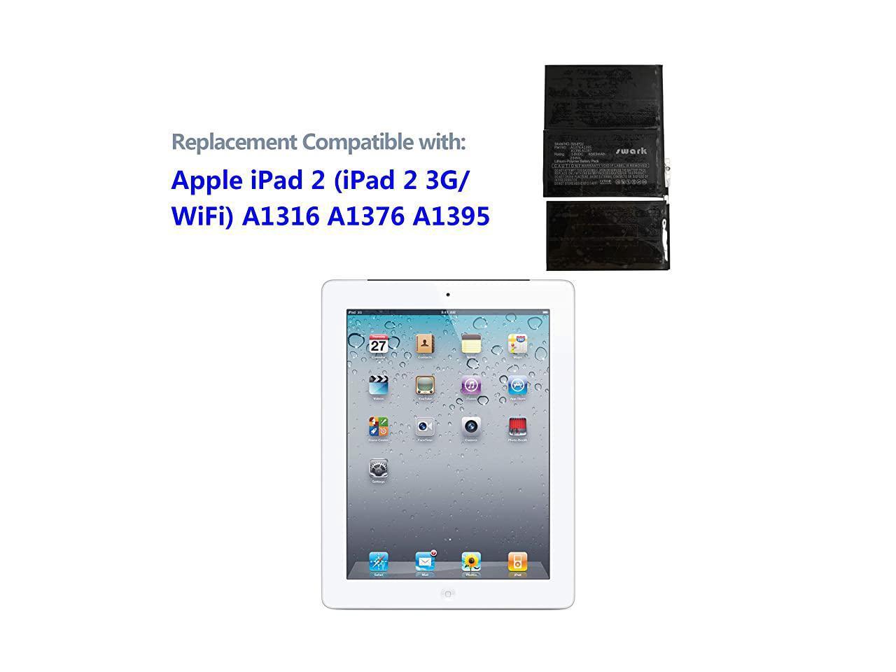 New Battery A1376 For A1396 A1316 A1395 iPad 2 32GB Wi-Fi iPad 2 3G USA SHIP