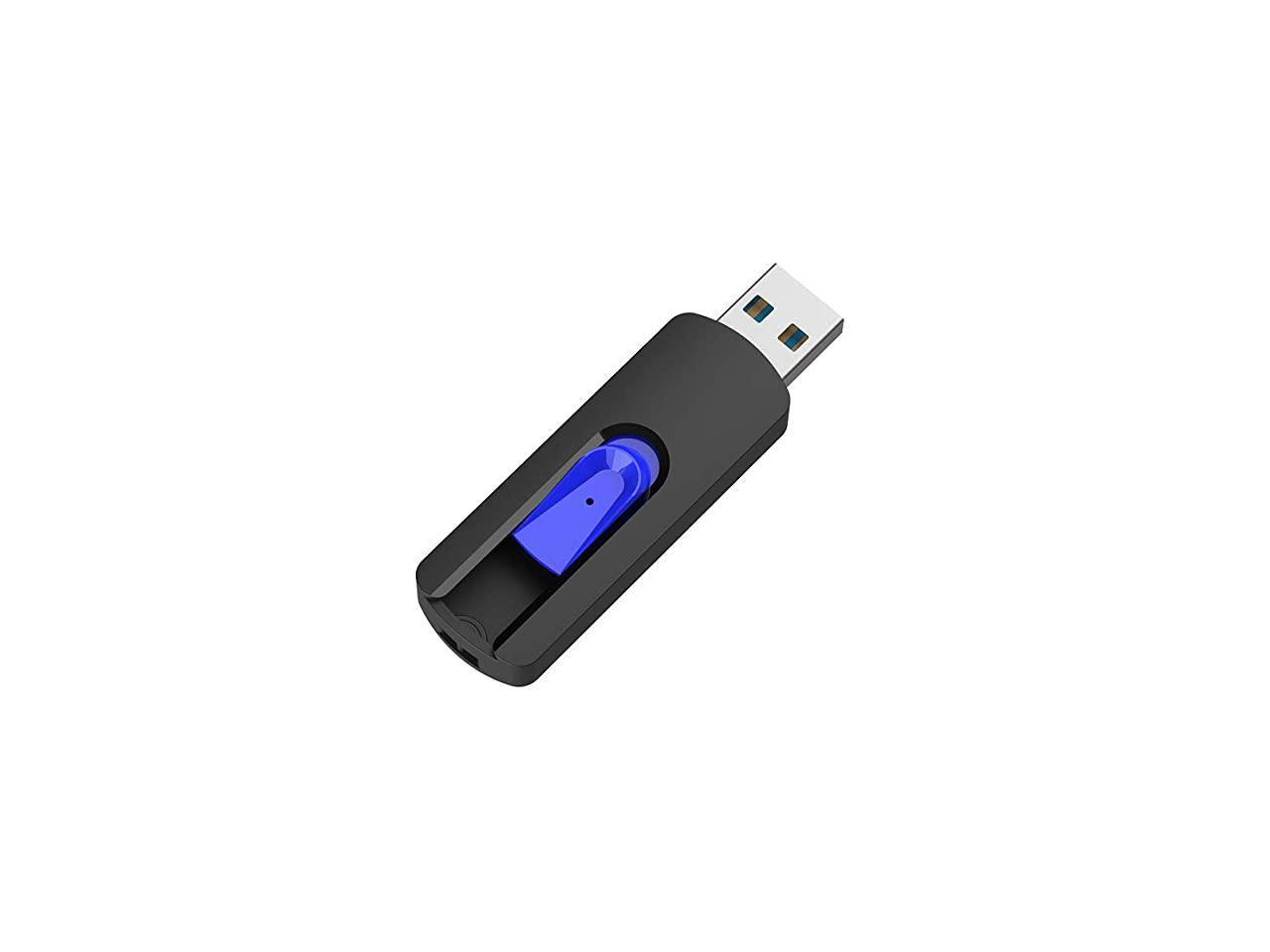 128gb Usb Flash Drive Usb 30 Thumb Drive Retractable Slide Memory Stick Highspeed Jump Drive Zip Drive With Led Indicative Usb Stick Blue Newegg Com