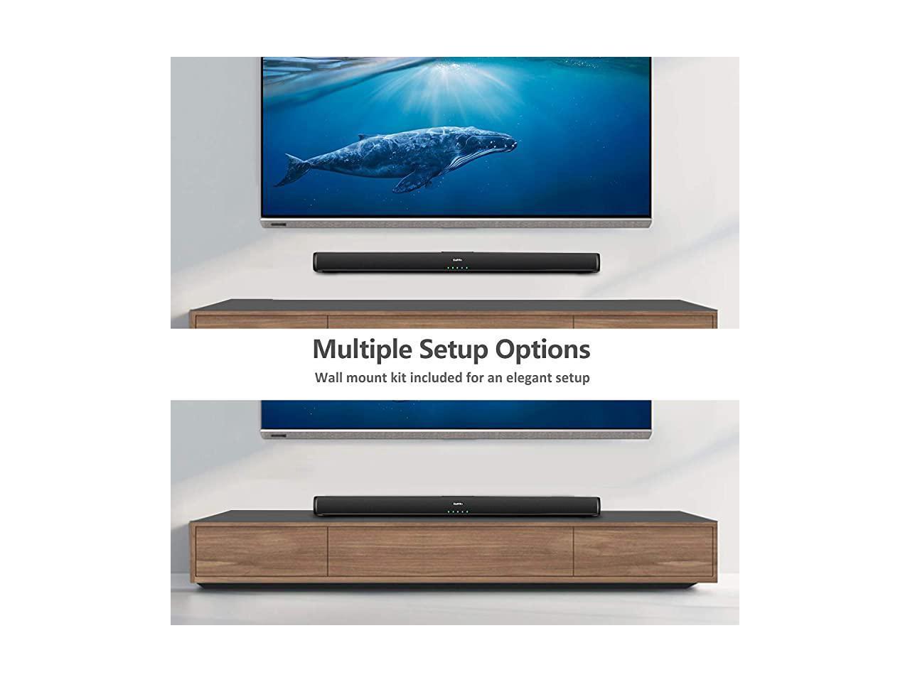 Sound Bars for TV Wired and Wireless Bluetooth 50 TV Stereo Speakers