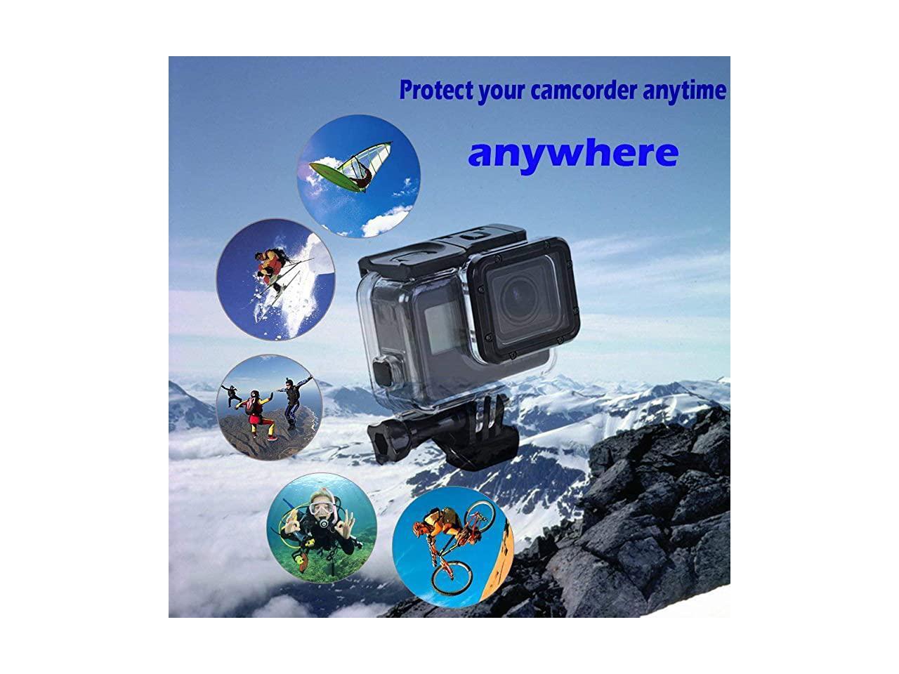 Housing Case For Gopro Hero7 Silver Hero7 White With Anti Fog Inserts Accessories Suitable For Underwater Diving Photography 45m Protective Shell Newegg Com