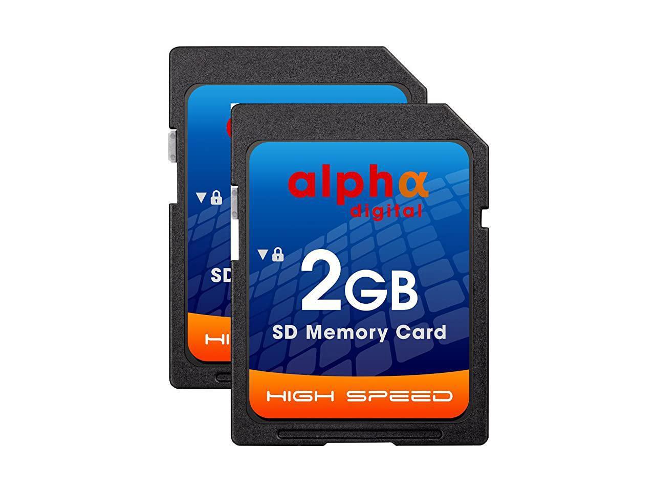D50 D40 D40X D3300 Digital Camera Memory Card 2x 2GB Secure Digital SD