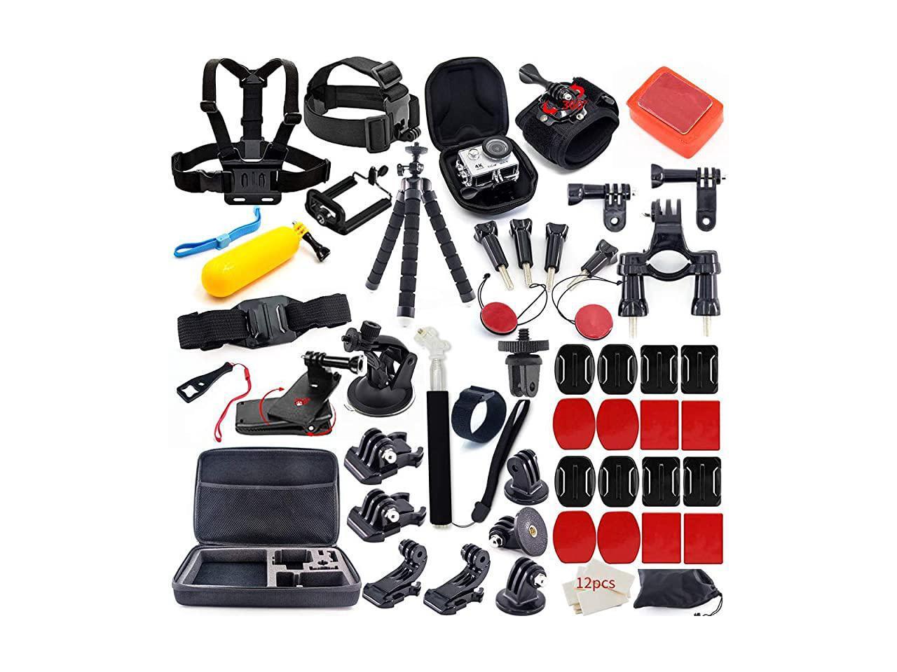 Navitech 9 in 1 Action Camera Accessory Combo Kit and Rugged Blue Storage Case Compatible with The AKASO EK7000 Sports Camera Navitech 9 in 1 Action Camera Accessory Combo Kit and Rugged Blue Storage Case Compatible with The AKASO EK7000 Sports Camera