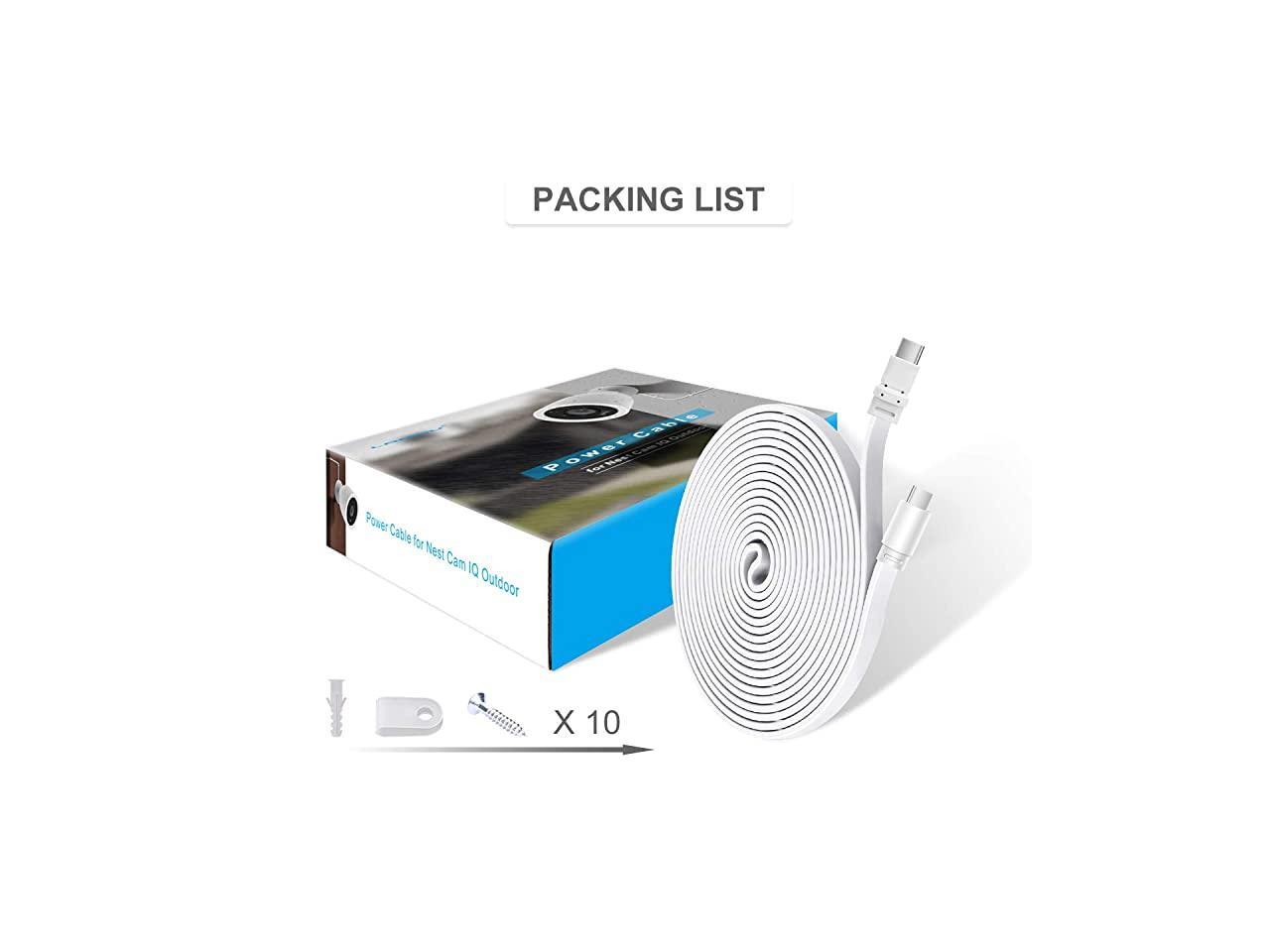 nest cam iq indoor power cable