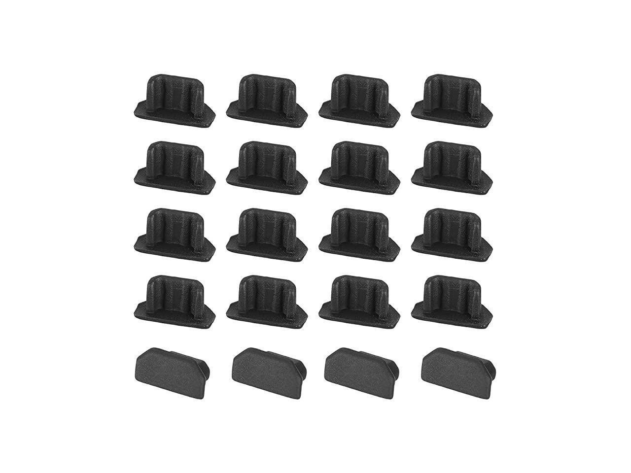 20pcs Silicone Micro USB Cap Port Cover Anti Dust Protector 65mmx23mm