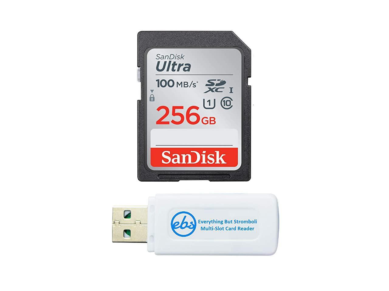 SD Ultra Memory Card Class 10 Works with Sony CyberShot DSCW800 W830